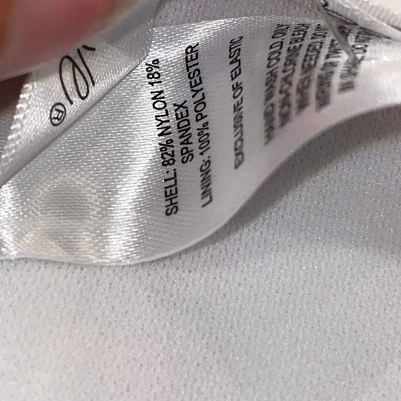 SALT + COVE Smocked Rainbow Cabana Bandeau Swimsuit Top Large. - Picture 6 of 6